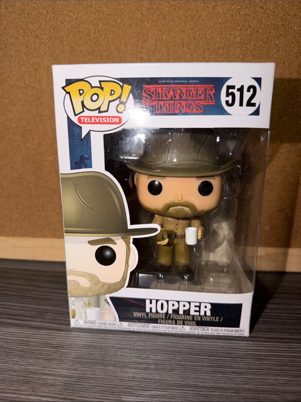 Funko Pop! Vinyl Stranger Things Hopper #512 Television Vinyl Figure